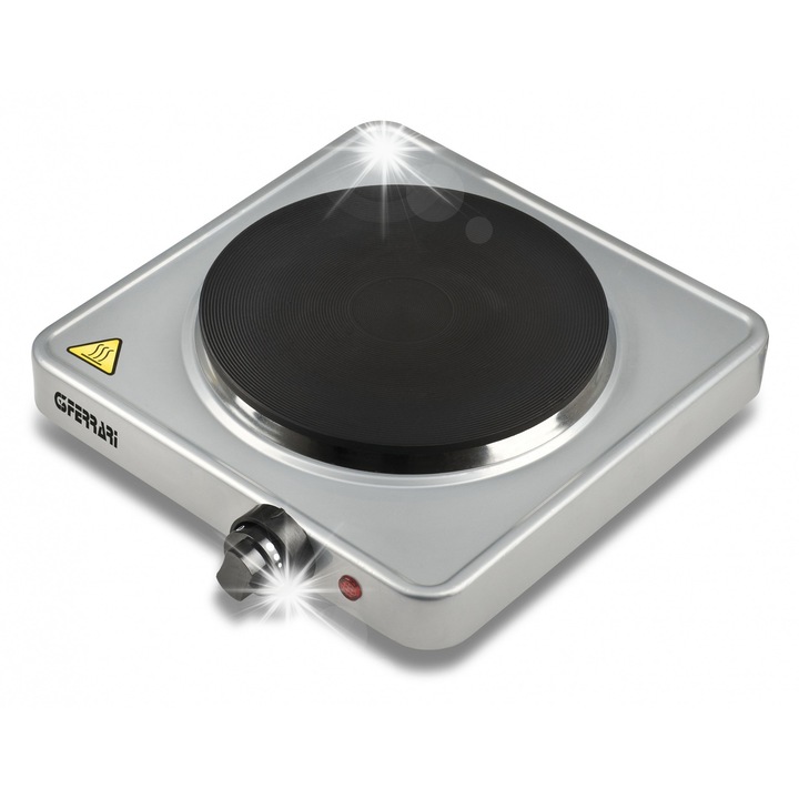 Plita electrica G3Ferrari G10121, 1 palnic, 1500W, 18,5cm, 7x23,5x23,5cm
