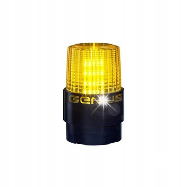 Genius jelzőlámpa, 24 VDC, sárga, 155x125x97mm