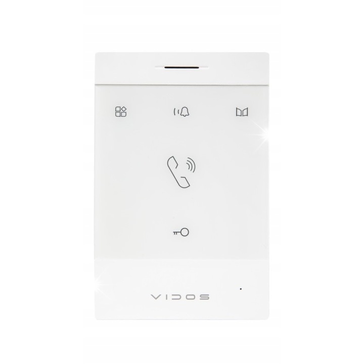 Vidos M110-U домофон, аудио дуплекс, контрол на два входа, 138x90x15mm