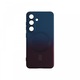Husă magnetică compatibilă cu Samsung S25, Design bicolor - Albastru închis-Roz
