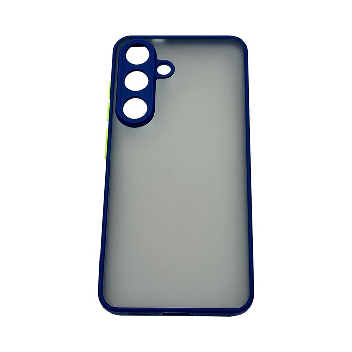 Samsung S25 kompatibilis műanyag tok, kék, zöld