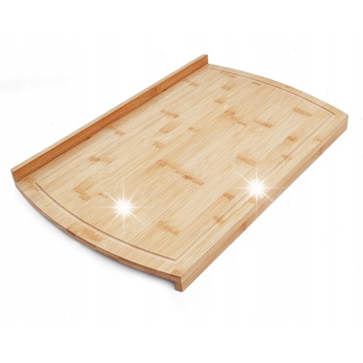Konyhai vágódeszka, Tadar, Bambusz asztallap, 58x37.5cm, 2 oldalú