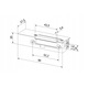 Zavor electromagnetic EL1-005, Bira, aszimmetrikus, 20x27.5x90mm, 8-14VDC