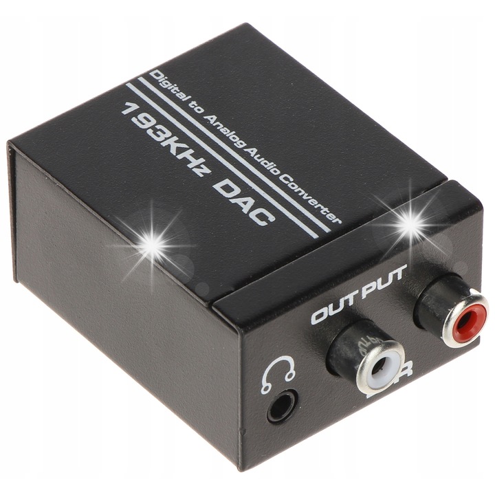 Delta DA/AU-3 audio konverter, koaxiális és optikai, 64x42x27mm