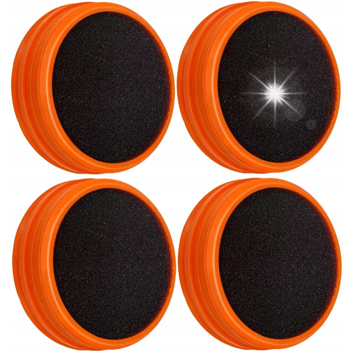 Set 4 filtre HEPA pentru aspiratoare SpeedPro/Aqua, compatibile FC6721, FC6722, FC6723, FC6724, FC6725, FC6726, FC6727, FC6728, FC6729, FC8009, cu perie de curatare