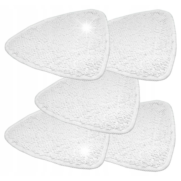 Set 5 bucati inlocuitor mop Vileda Steam Hot Spray, microfibra, 100% compatibil, reutilizabil