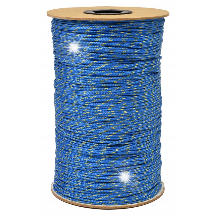 Polipropilén zsineg 5mm, 50m, kék, pöttyös