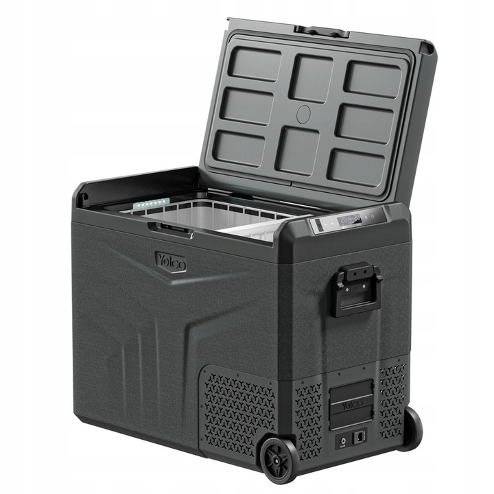 Frigider auto Yolco, 60L, DualZone, Carbon, 753x555x400mm