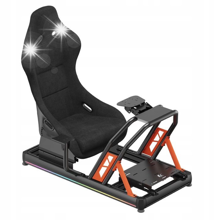 Геймърски стол, Nanors, За състезателни игри, Черно/Червено