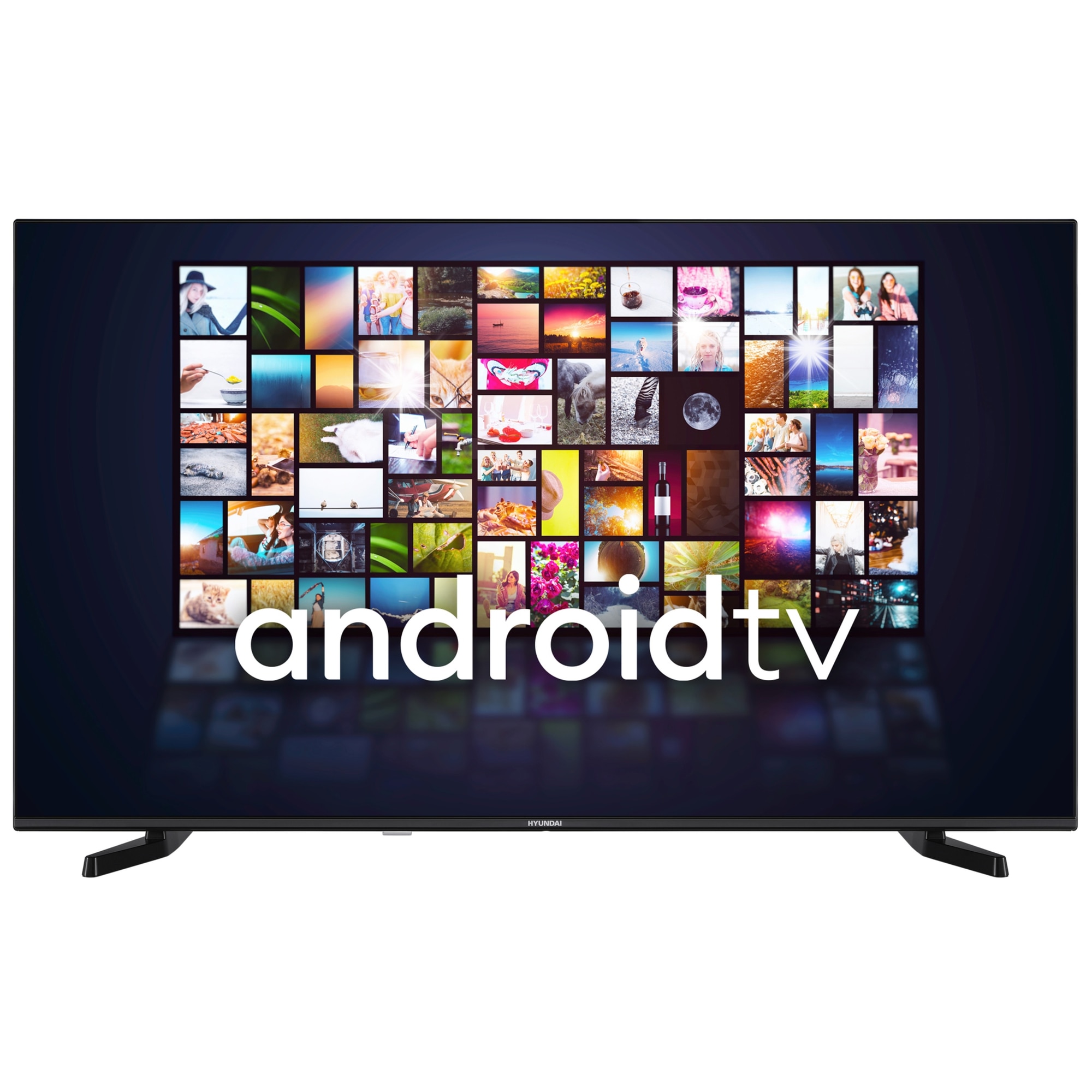 Televizor UHD Hyundai 55'', 4K, Dolby Atmos, negru, 139x123,5x7cm