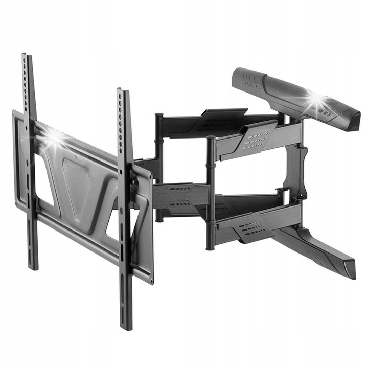 Стойка за телевизор Maclean MC-832, 37"-80", черна, капацитет 45кг, регулируема