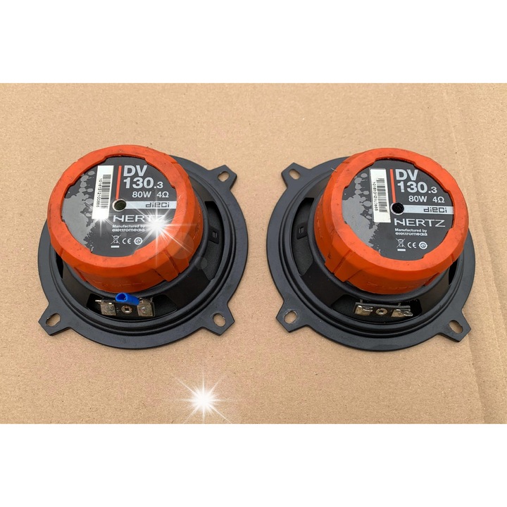 Boxe auto Hertz DSK 130.3, 2 cai, 120W, 4 ohm, 130x15mm