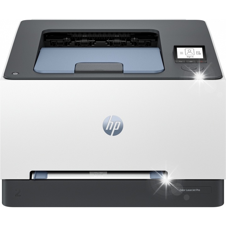 Imprimanta laser color HP Color LaserJet Pro 3202dn, 25 pagini/min, alb-grafit