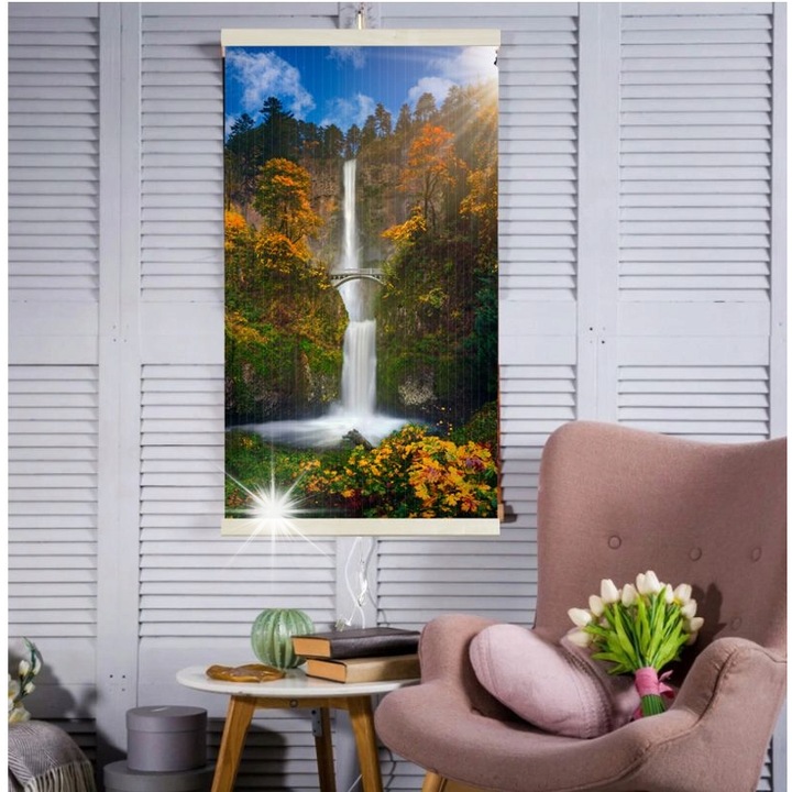 Panou radiant decorativ Trio, 430 W, model 15, 100x57cm, montare pe perete