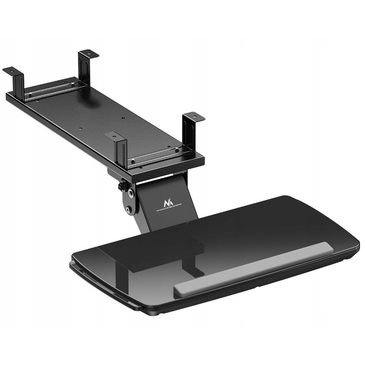 Billentyűzet tartó, Maclean, Állítható, Fekete