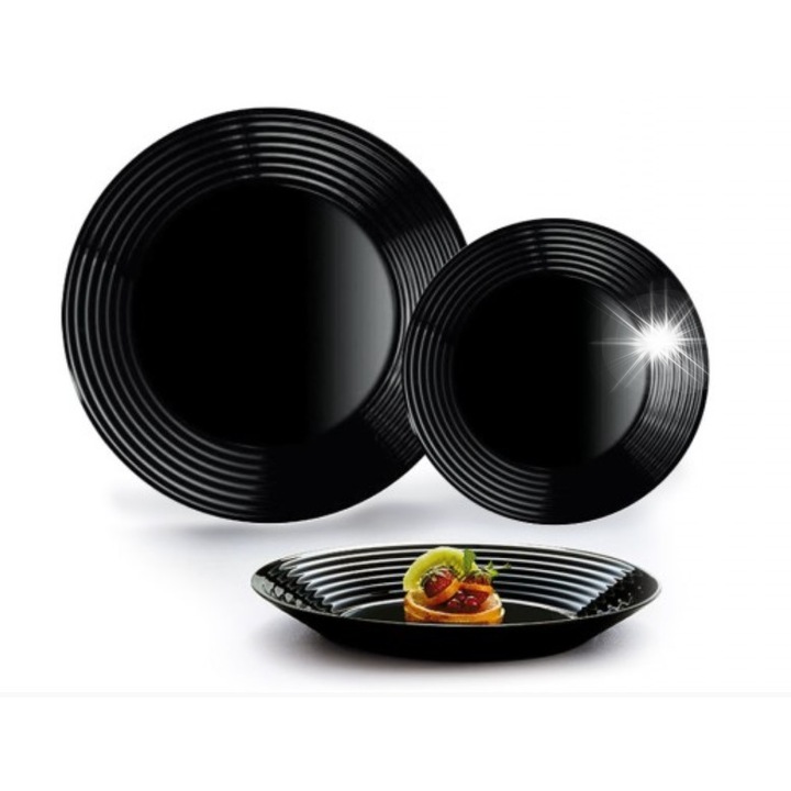 Set masa 19el, Luminarc Harena, 6 persoane, sticla calita, 25x24x19cm