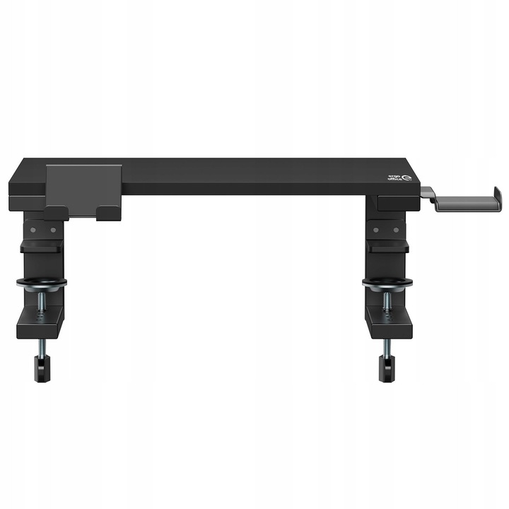 Стойка за лаптоп/монитор Ergo Office, 13-32", 20кг, черна, с аксесоари за монтаж