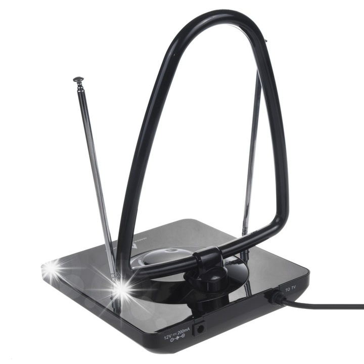 Antena TV Maclean MCTV-963, UHF/VHF, 36dB/45dB, 75Ohm, 100dB, 12V