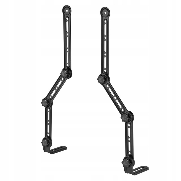 Поддръжка VESA за саундбар Maclean, 15 кг макс, черна, пълен комплект