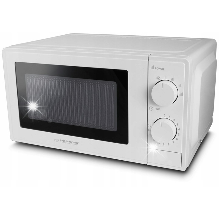 Cuptor cu microunde Esperanza ESTOFADO, 20l, 700W, alb, 446x336x243mm