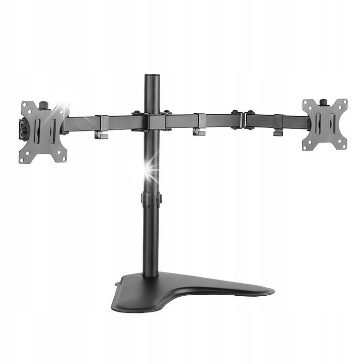 Logilink asztali tartó 2 monitorhoz, 13-32", fekete, max. 8kg