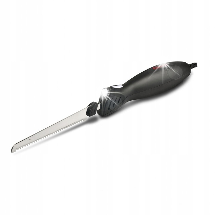 Cutit electric Girmi CT10, 2 seturi de lame din inox 45W, pentru carne si paine, alimentare AC 220-240V