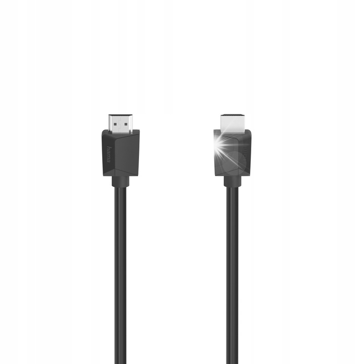 Hama HDMI 2.0b 4K kábel, 5m, fekete, monitorokhoz