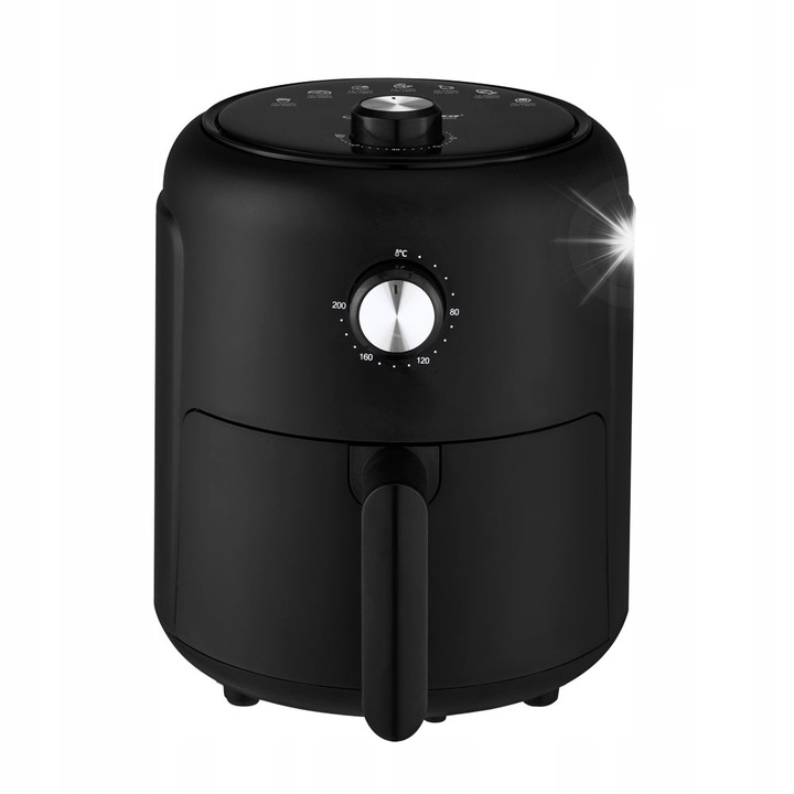 Еър фрайер Esperanza, BISTECCA ALLA GRIGLIA, 2.6L, 30x22x28.8см, 1000W, модерен дизайн