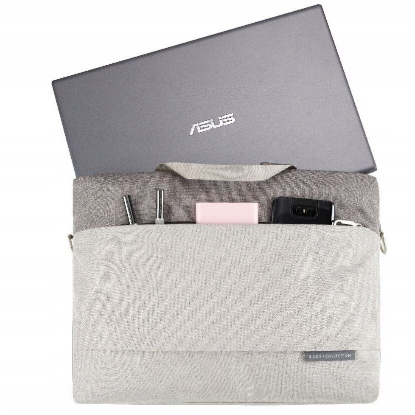 Geanta laptop Asus EOS 2, 15,6", gri, impermeabila, 280x395x45mm
