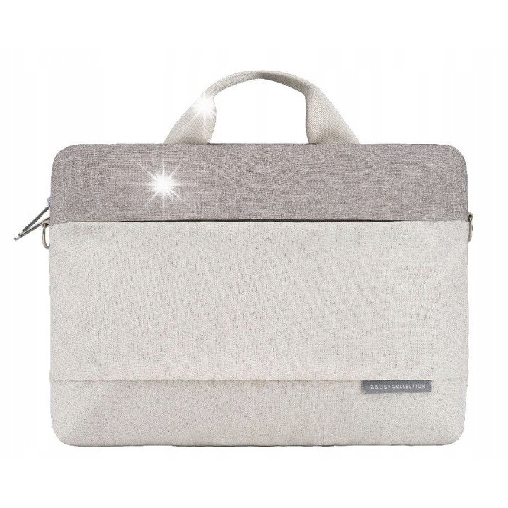 Asus EOS 2 laptop táska, 15,6", szürke, vízálló, 280x395x45mm