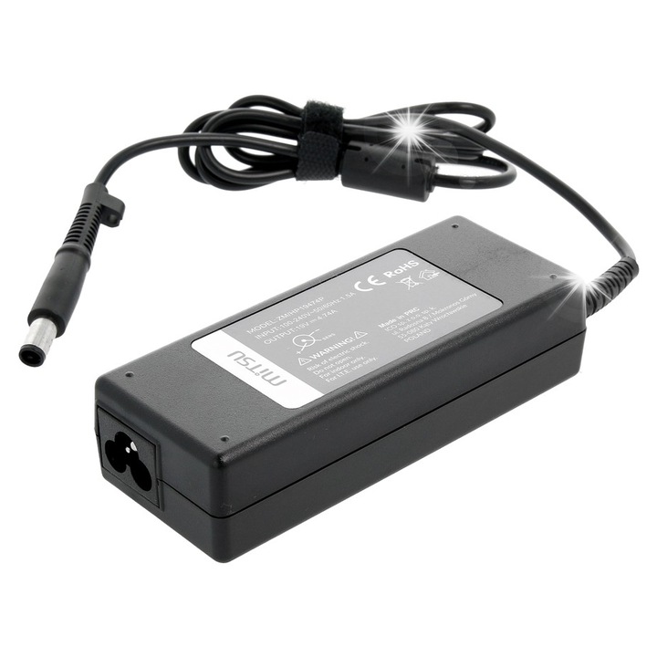 Incarcator laptop Mitsu 19V 4.74A 90W pentru HP Compaq, 7.4x5.0cm