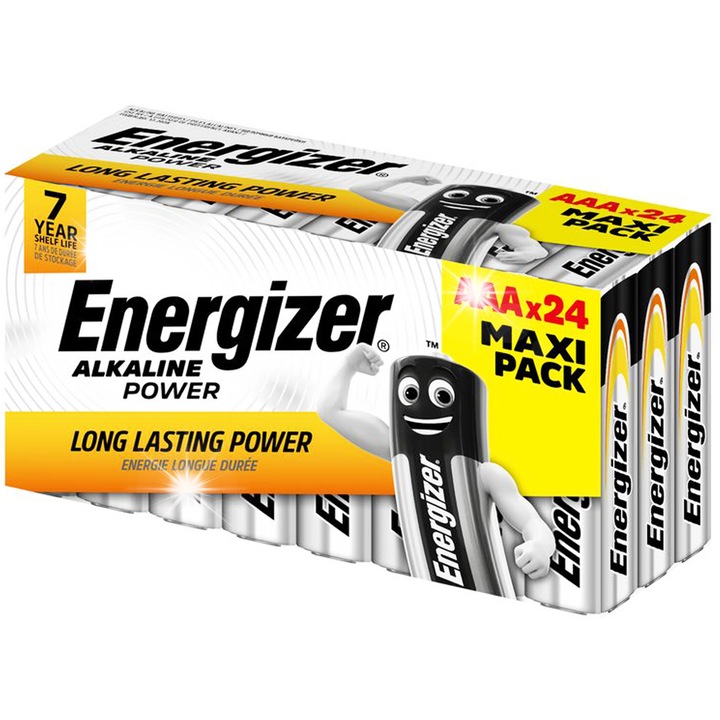 Комплект 24 алкални батерии Energizer AAA 1,5V