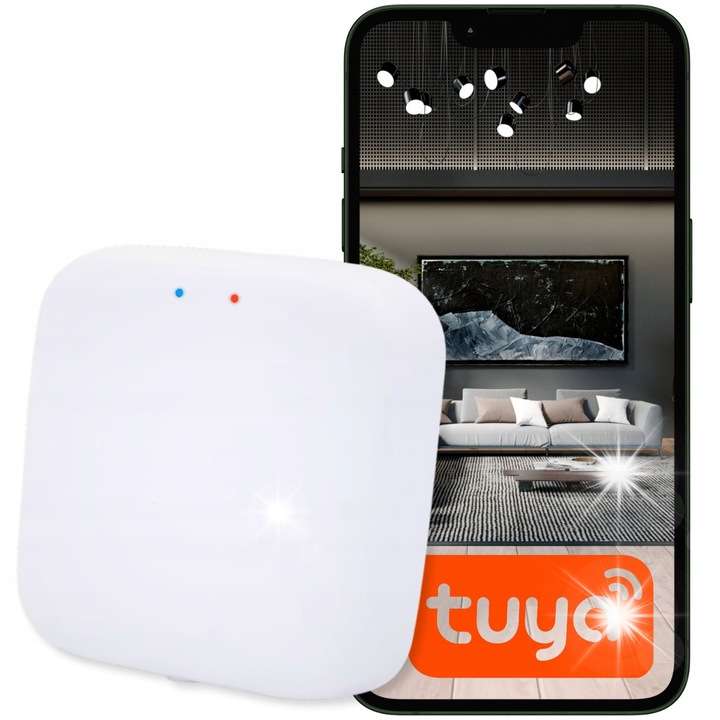 Centrala de control ZHUB-W, Spreest, ZigBee 3.0, Wi-Fi 2,4 GHz, 60x60x16.1mm, set complet