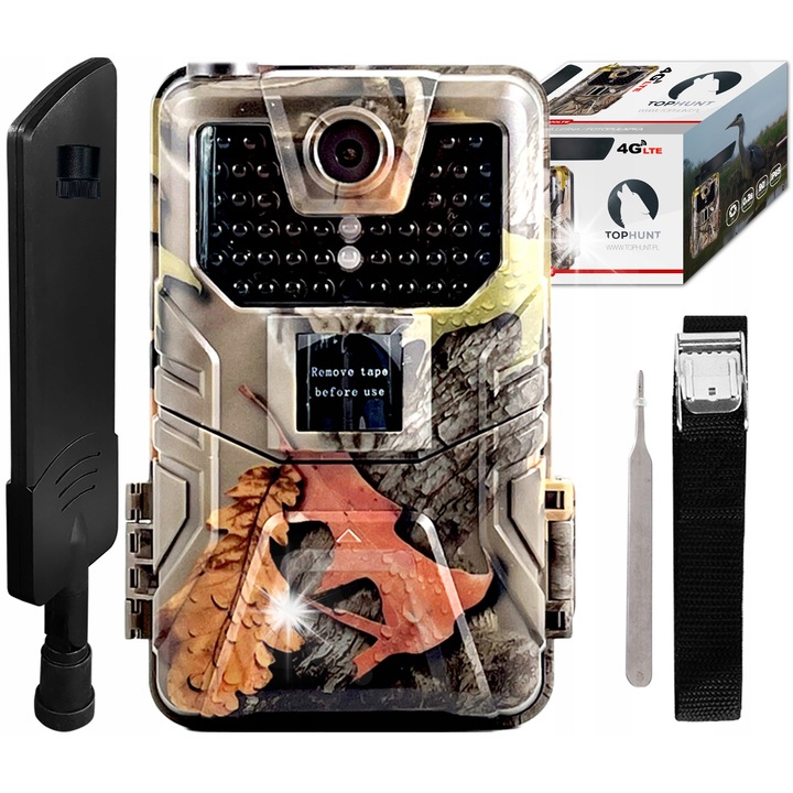Комплект камера за наблюдение Top-Hunt HC-900LTE 2K 20MPx GSM 4G LTE + microSD карта GOODRAM 32GB