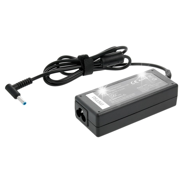 Mitsu laptop töltő 19.5V 3.33A, 65W, HP Compaq-hoz, túlfeszültség-védelemmel, 4.5x3.0cm