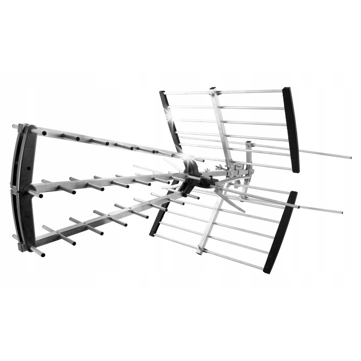 Външна DVB-T антена, Esperanza EAT105, 93 см, водоустойчива, с LTE филтър, черна