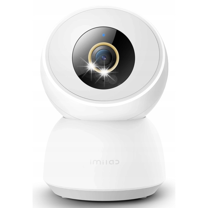 Camera supraveghere bebelusi, Imilab, Microfon, 2560x1440p, Alb