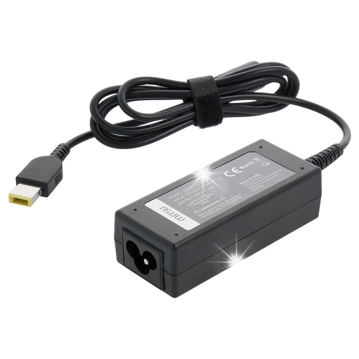 Mitsu laptop töltő 20V 2.25A 45W, 11.0x4.5mm, Lenovohoz