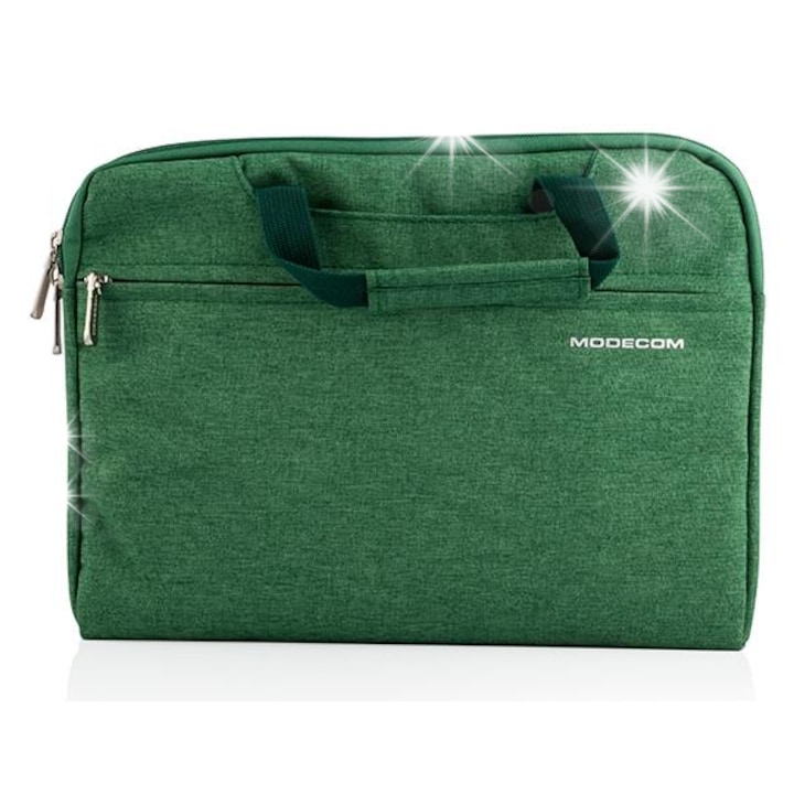 Modecom HIGHFILL 11 laptoptáska, zöld, 310x240x20mm, vízálló