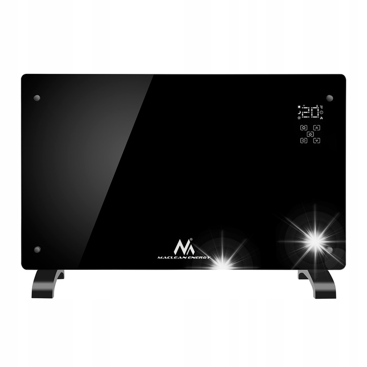 Grajitor electric Maclean MCE502 2000W, WiFi, timer, negru, 78x47x7.5cm