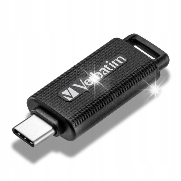 Memorie USB Verbatim 64GB USB Type-C 3.2 Gen 1, negru, 8x17x46mm