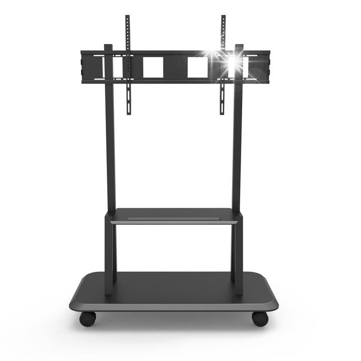 Мобилна стойка за телевизор TECHly, 55-150 инча, 150кг, черна, 1330x660мм