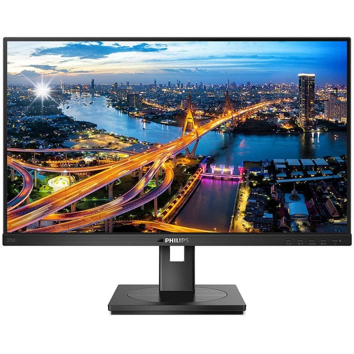 Monitor LED 27" Philips 275B1 QHD IPS, 2560x1440px, 75Hz, negru