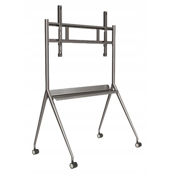 Suport mobil pentru monitor HIKVISION, 55-75 inch, argintiu, 1500x750x140mm, capacitate 85kg