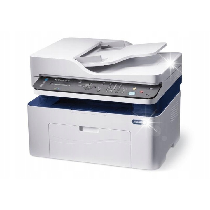Imprimanta multifunctionala Xerox WorkCentre 3025, 4 in 1, alb-negru, USB, Wi-Fi