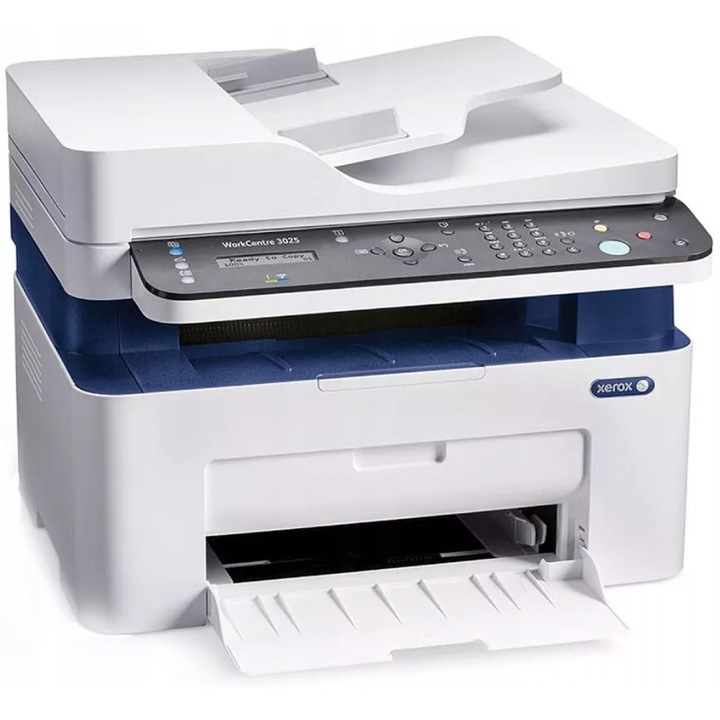 Imprimanta multifunctionala Xerox WorkCentre 3025, 4 in 1, alb-negru ...