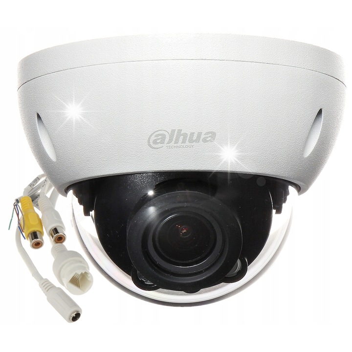 Камера IP Dahua IPC-HDBW2541R-ZAS-27135-S2, 5MP, моторизиран обектив 2,7-13,5 мм, бяла, IP67