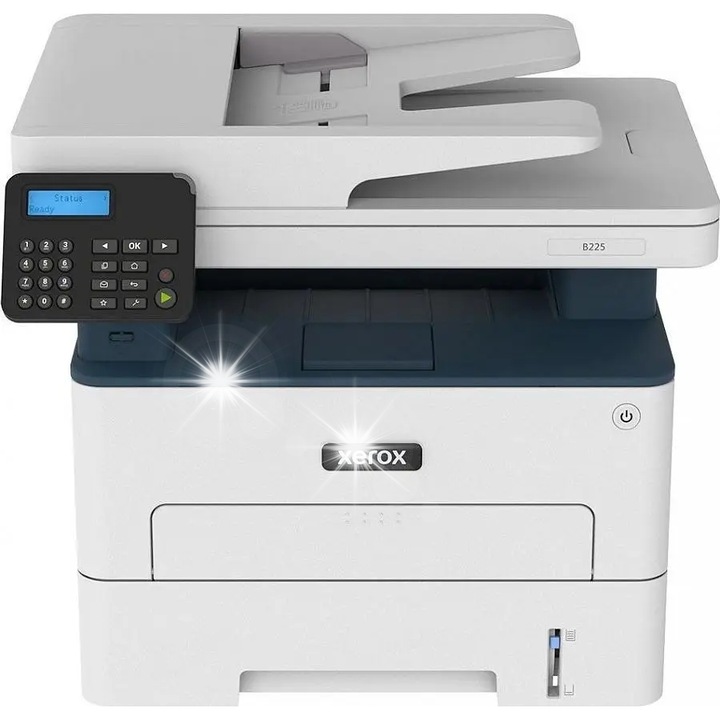 Imprimanta multifunctionala Xerox B225, 3 in 1, laser monocrom, A4, 10 kg