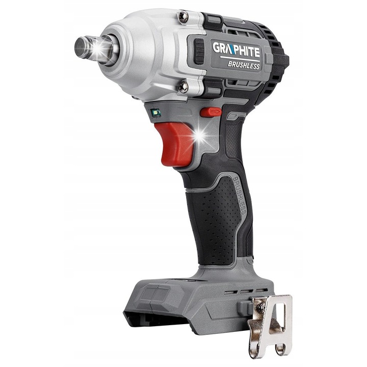 Cheie cu impact fara fir 18V, 330Nm, 3 viteze, Graphite, 1/2", 152x75x202mm