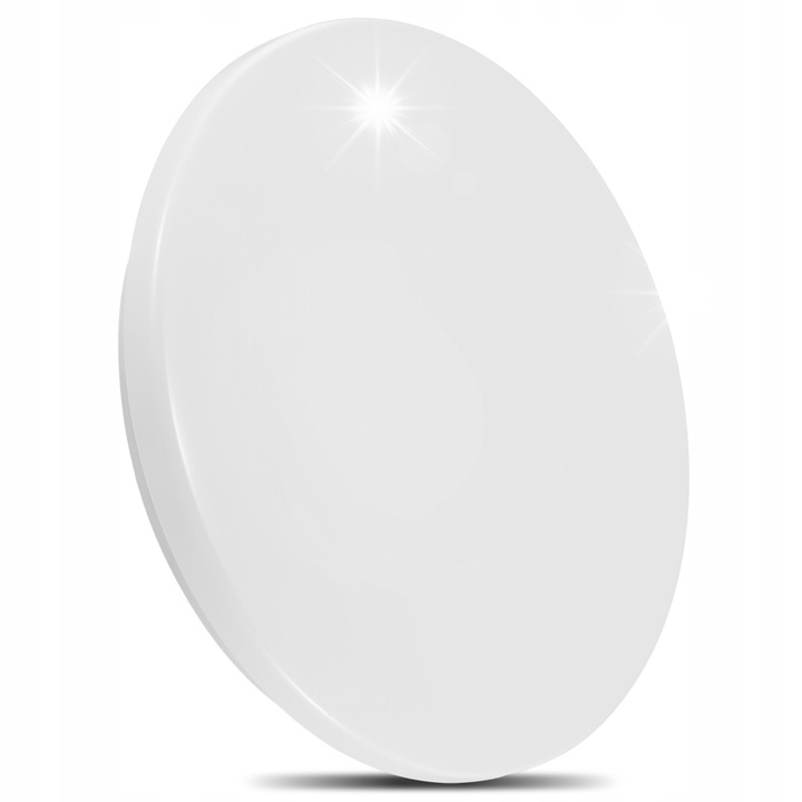 Lampa LED de tavan Maclean MCE347, cu senzor de miscare, alb, 12W, diametru 24,5cm, set